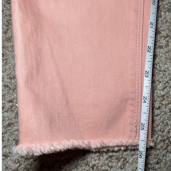 Express Size 8 - Light Pink Ankle Jeggings with Zippers - Picture 7 of 12